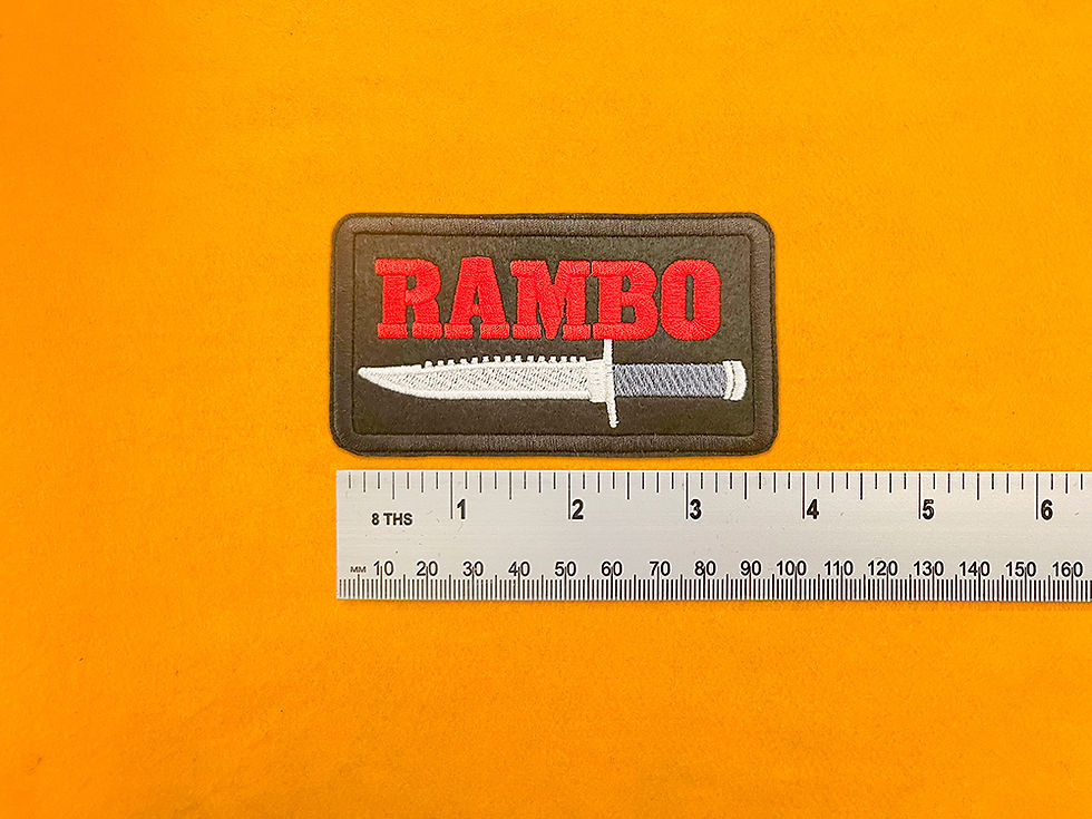 Thumbnail: Premium embroidered Rambo patch available in multiple sizes