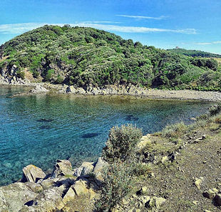 Il mare sulla costa Tirrenica
The sea on the Tyrrhenian coast
