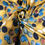 Thumbnail: Mustard With Digital Colourful Dots Italian Designer Satin