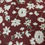 Thumbnail: Maroon With White Toned Flowers Designer Linen Cotton Mix