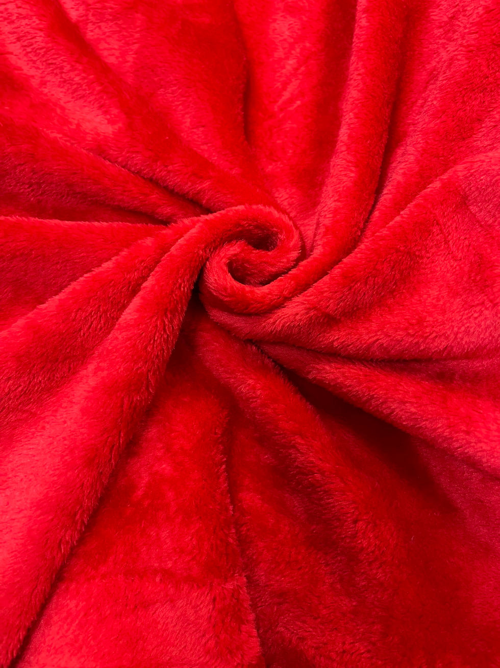 Red Designer Luxurious Soft Double Sided Cuddle Fleece