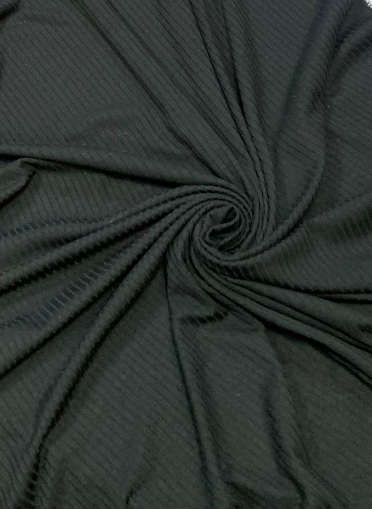 Black Soft Cotton Mix Loungewear Style Jersey