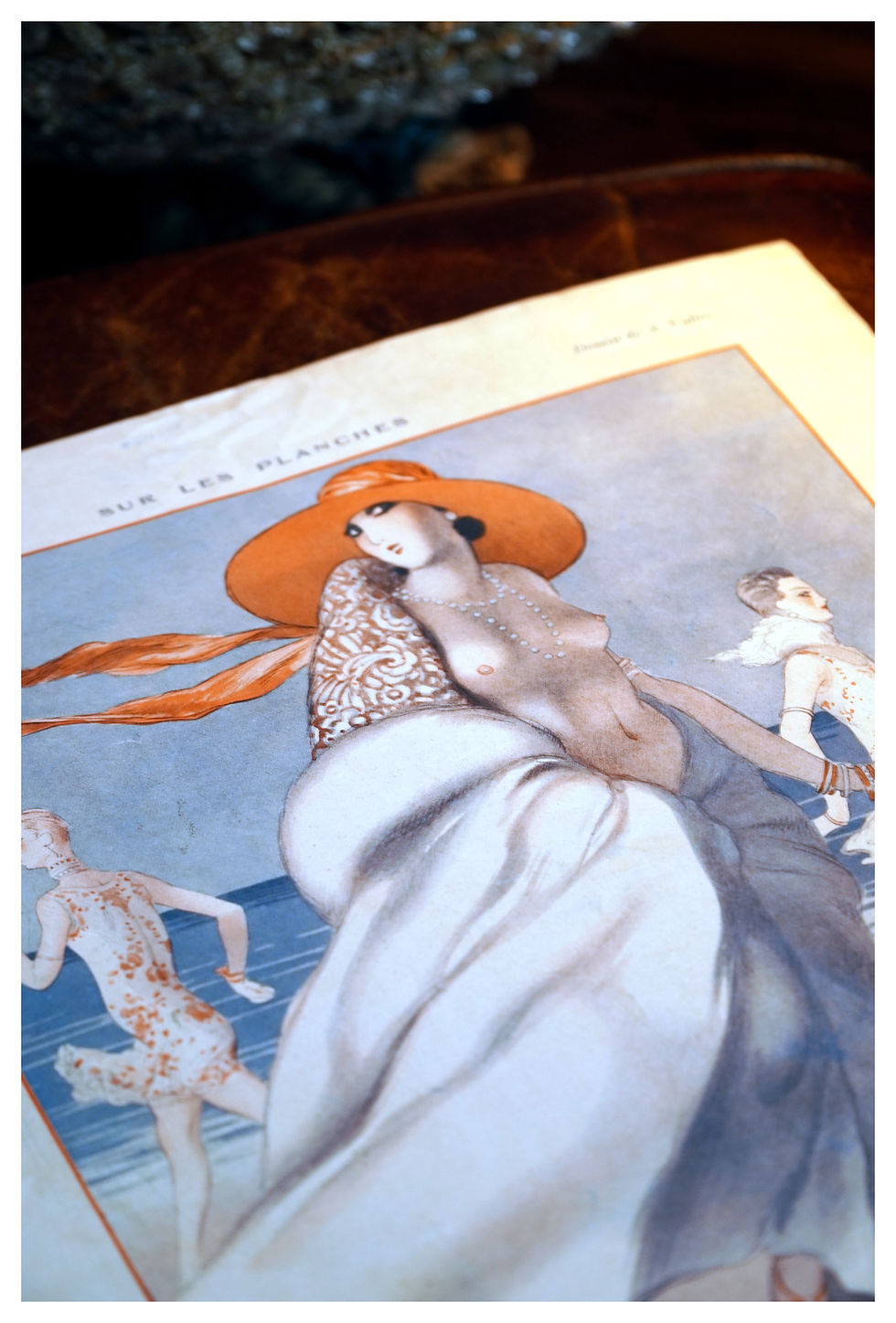 Thumbnail: La Vie Parisienne Original Back Cover. July 1926