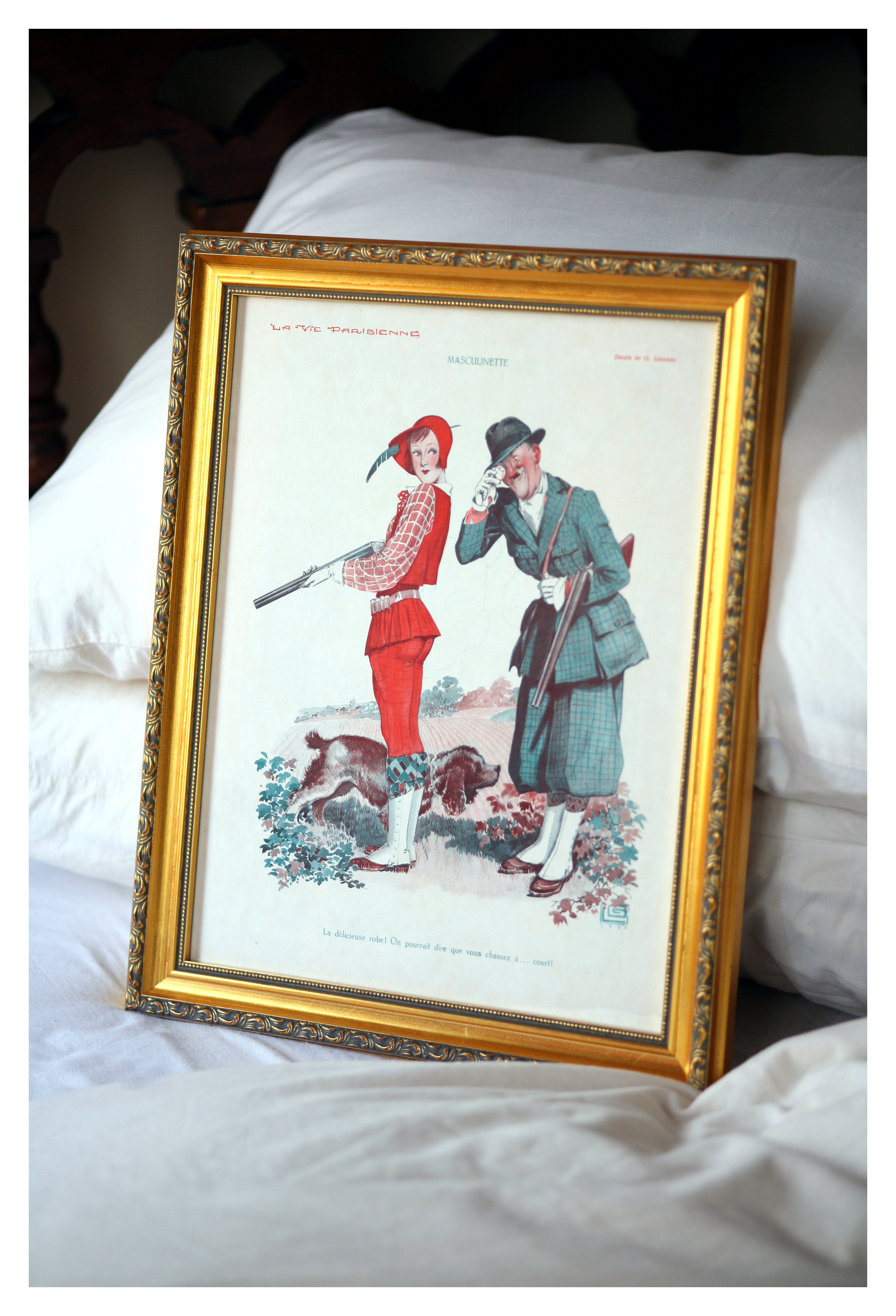 1930 Original "La Vie Parisienne" Page Plate