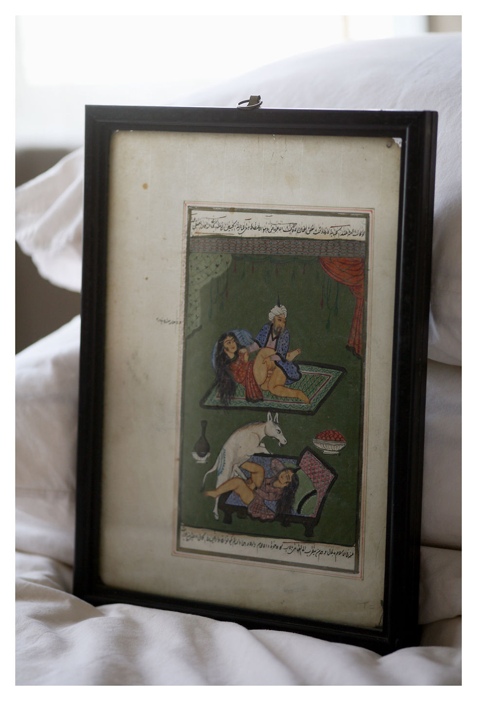 Thumbnail: Set of Six “amorous” Indian illustrations. Circa 19th century.
