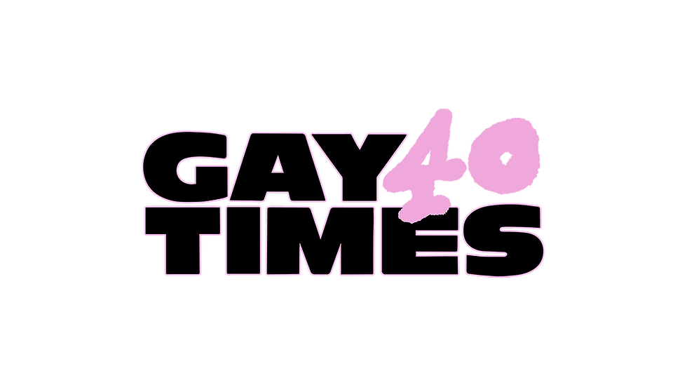 Gay Times 40th Anniversary Logo