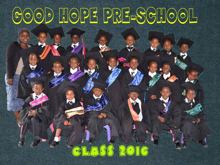 Graduationday Good Hope Préschool in Sidabadabeni