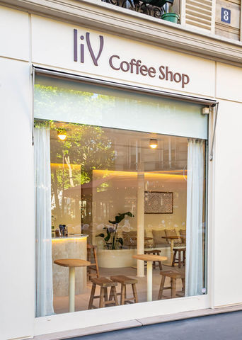 Aménagement sur mesure coffee shop à Paris