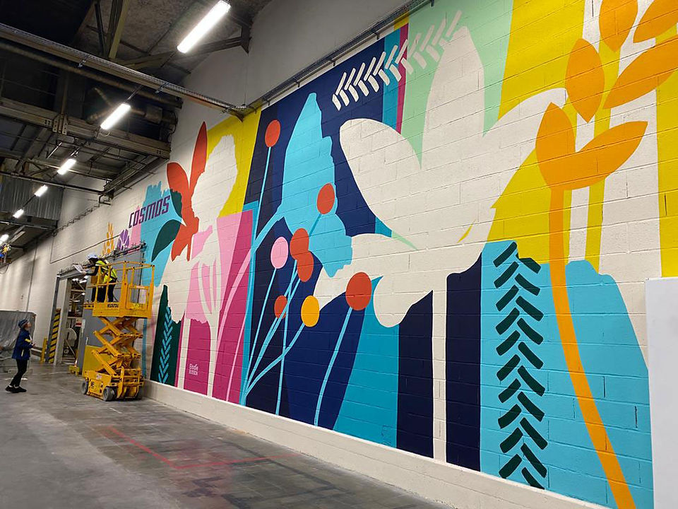 réalisation fresque participative entreprise