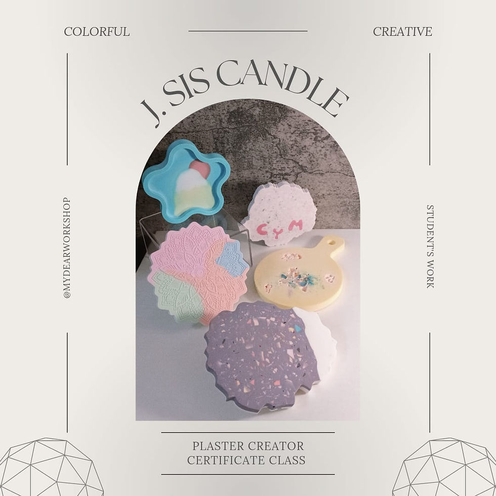 J. Sis Candle 石膏設計證書課程