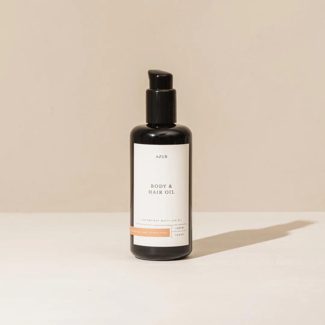 Azur Natural Body & Hair Oil - 200ml