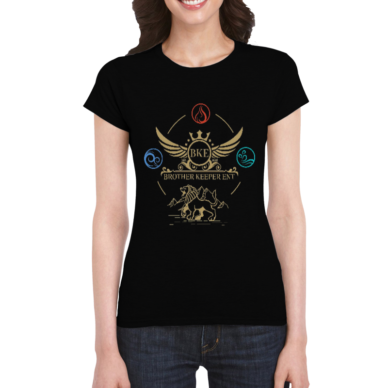 Thumbnail: B.K.E Women's Semi-Fitted Organic Cotton T-Shirt