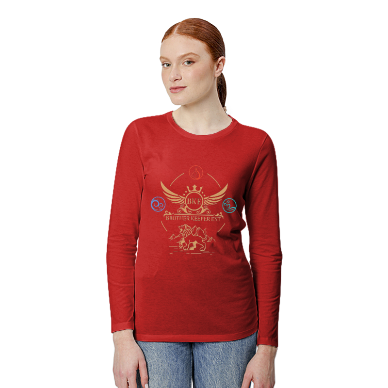 Thumbnail: B.K.E Women's Tri-Blend Long Sleeve T-Shirt