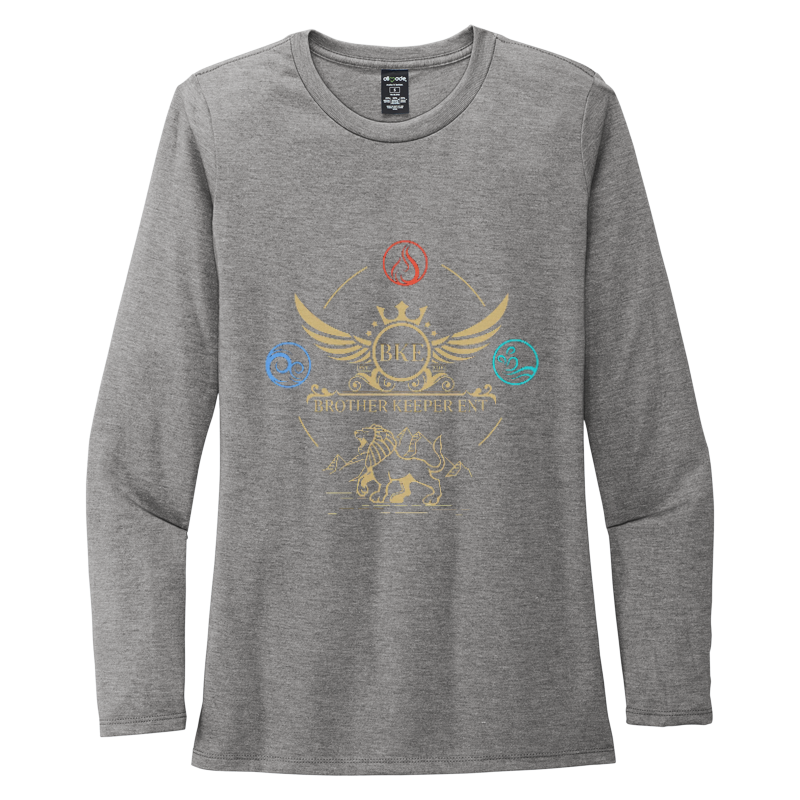 Thumbnail: B.K.E Women's Tri-Blend Long Sleeve T-Shirt