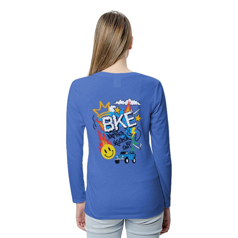 Thumbnail: B.K.E Women's Tri-Blend Long Sleeve T-Shirt