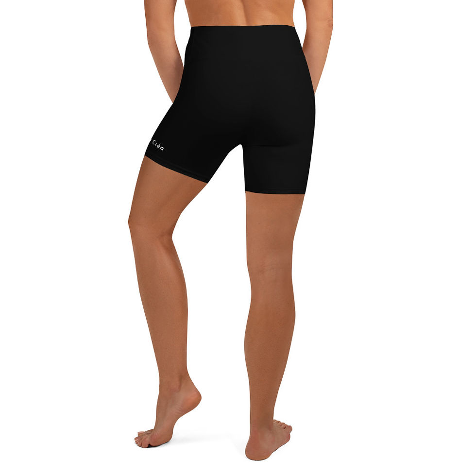 Miniature : Shorts yoga - noir