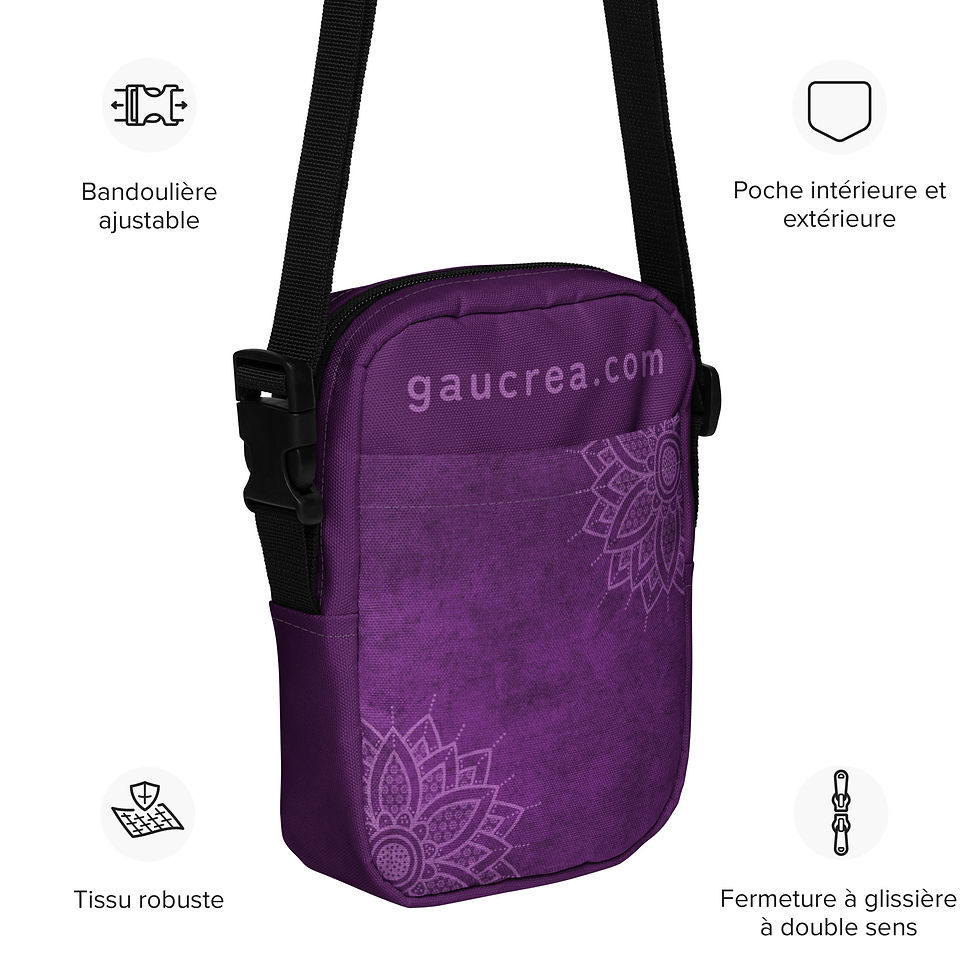Miniature : Sac à bandoulière 5 3/4 " × 7 3/4 "