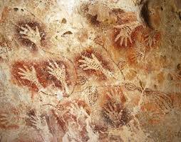 Sample of early cave paintings