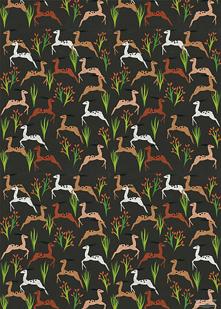 Mahogany Leaping Deer by Rachel Goodchild
