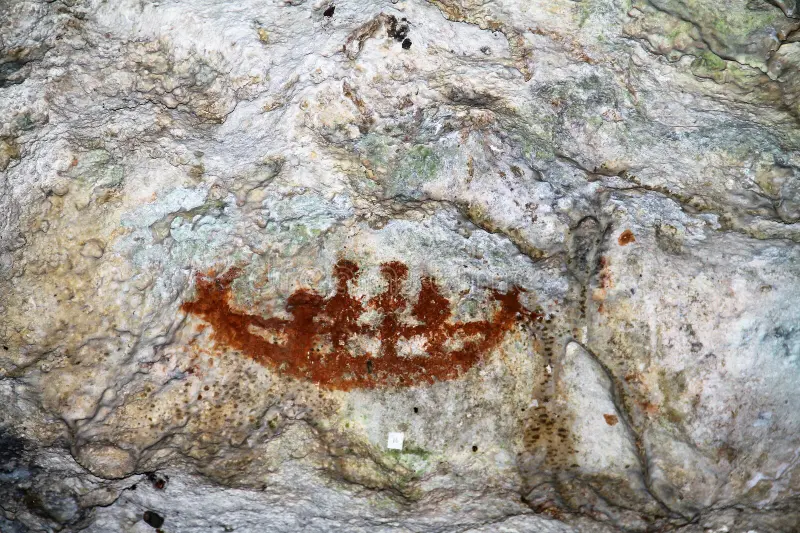 Sample of early cave paintings