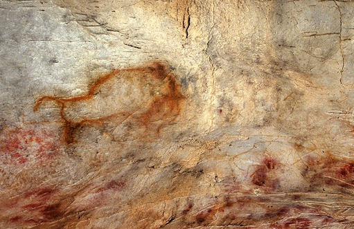 Sample of early cave paintings