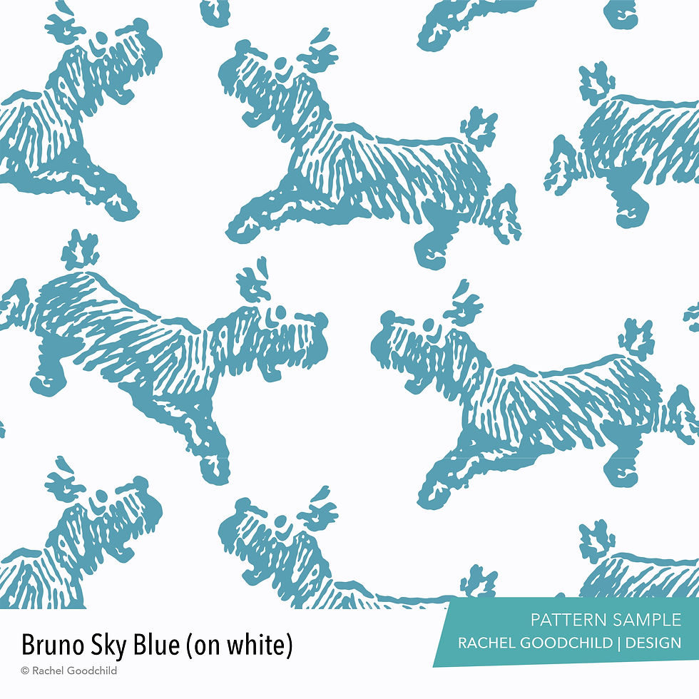 Miniature : Bruno Sky Blue (on white)