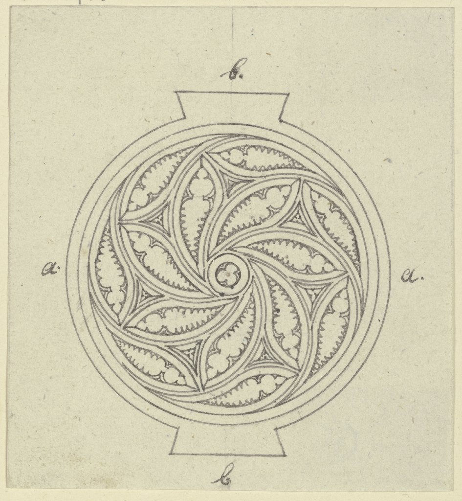 Gothic ornament illustration (Stadel Museum)