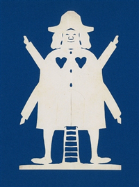 Hans Christian Andersen paper-cut