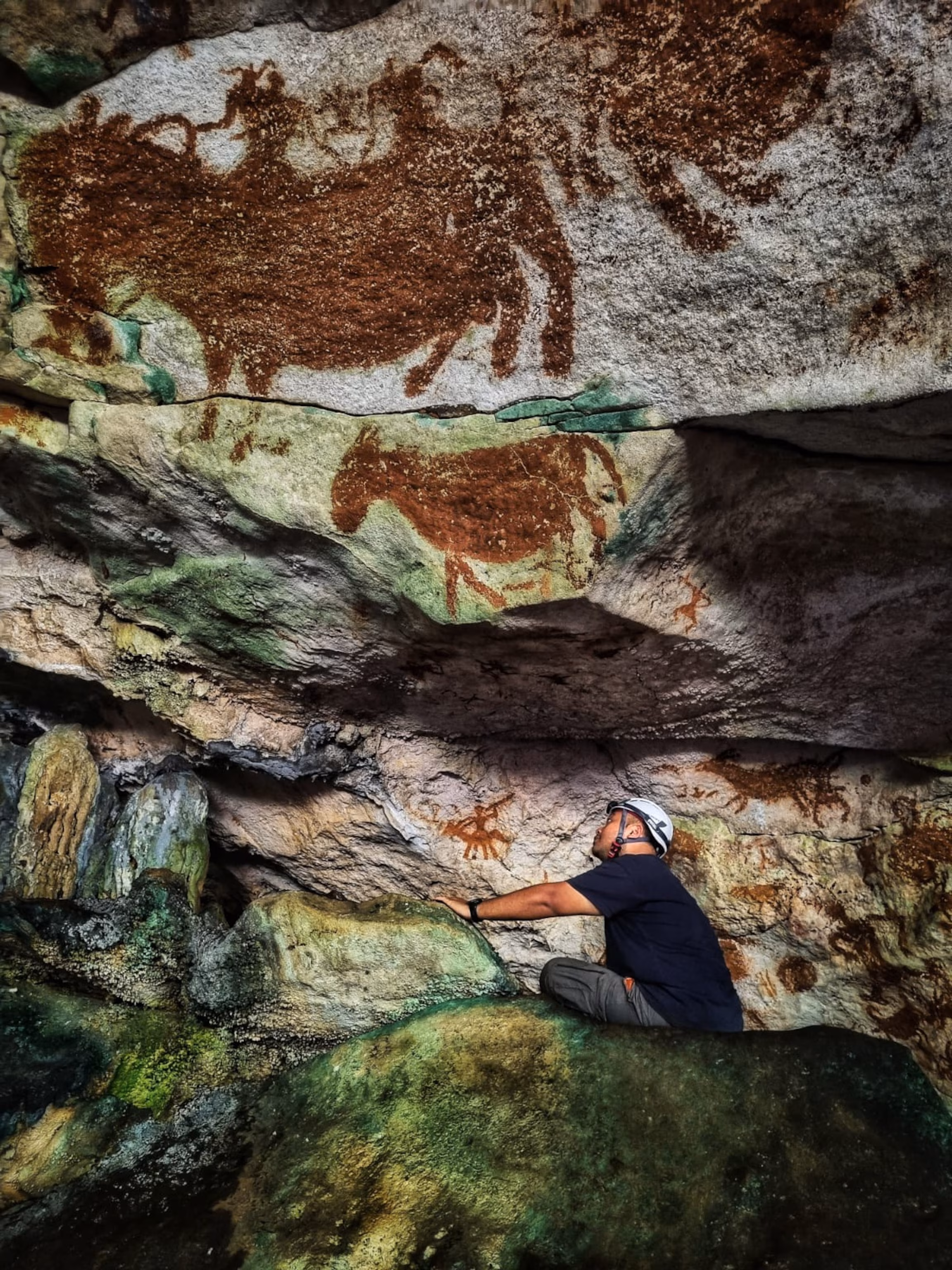 Sample of early cave paintings