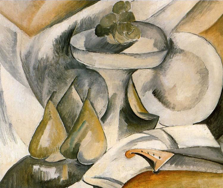 Georges Braque, 1908, Plate and Fruit Dish