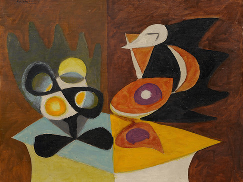 Pablo Picasso, Still Life: Fruit Dish and Pitcher