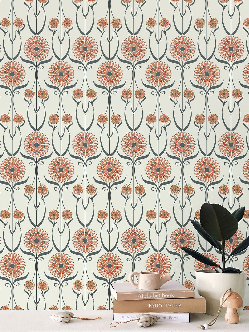 Thumbnail: Hillcrest Red (on cream)