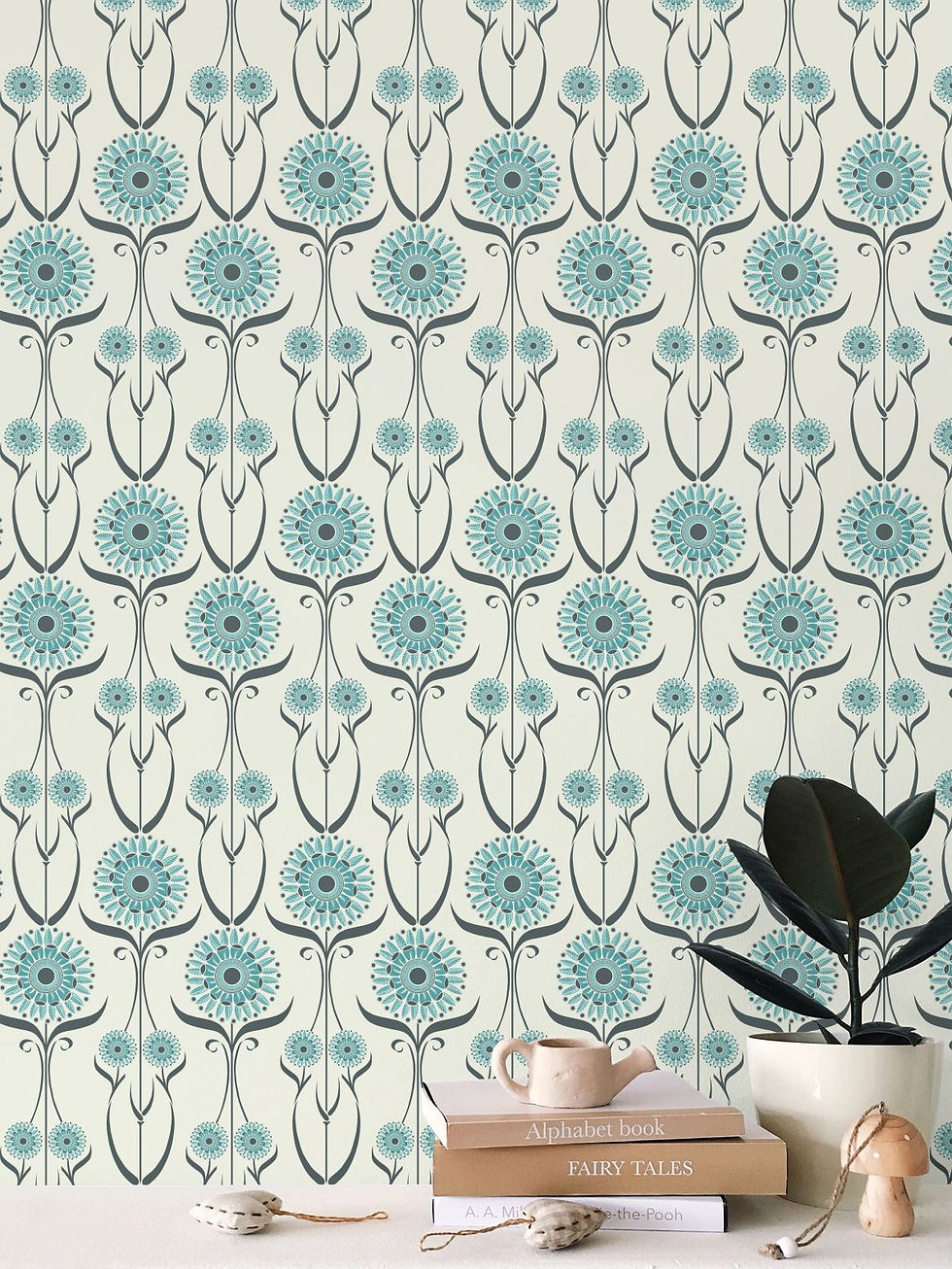 Thumbnail: Hillcrest Blue (on cream)