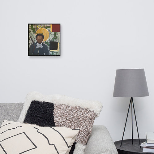 Melosa Basquiat "Guns & Moses" Canvas Print