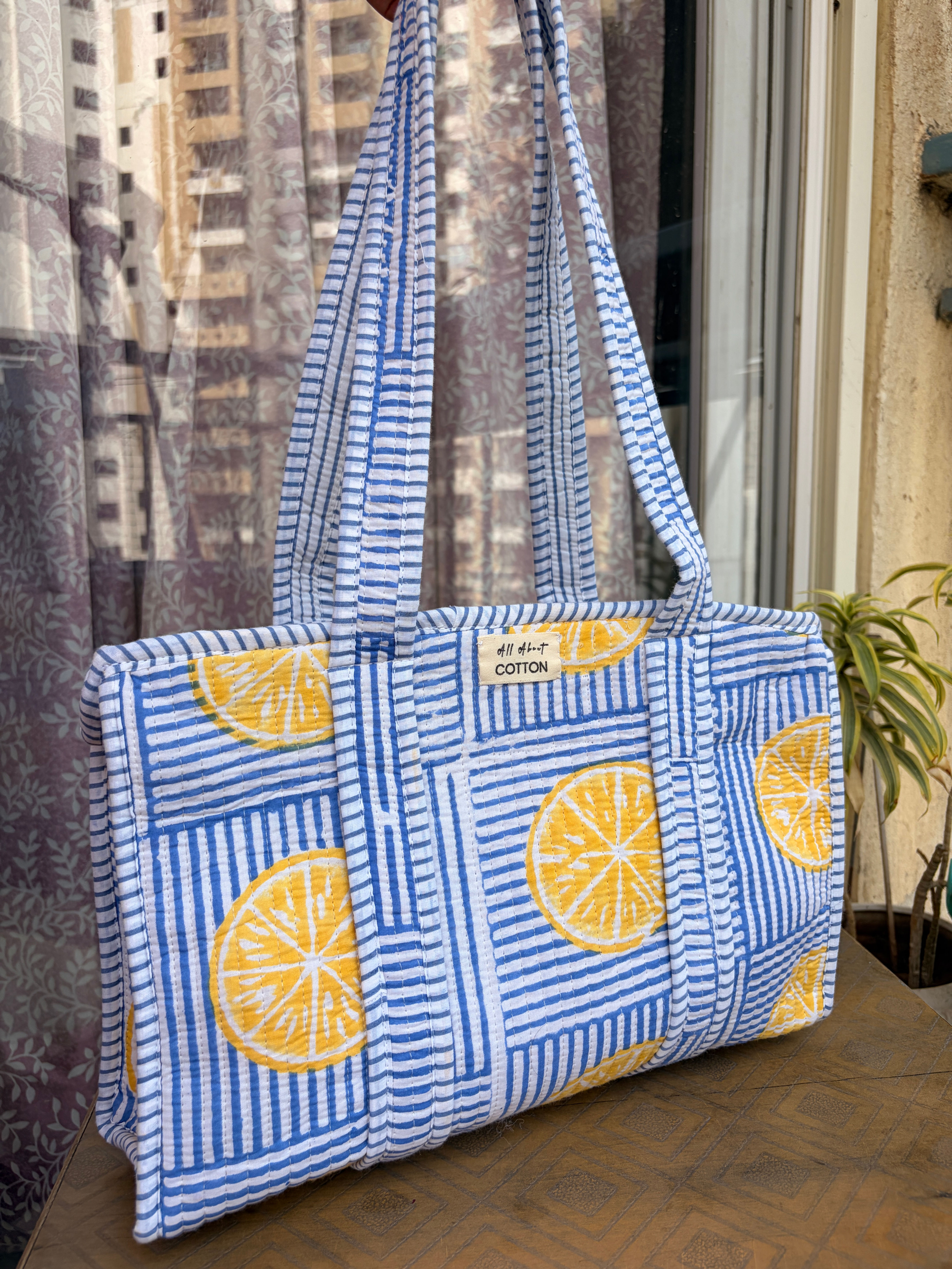 Lemon Tote 14x12" (Small Size)