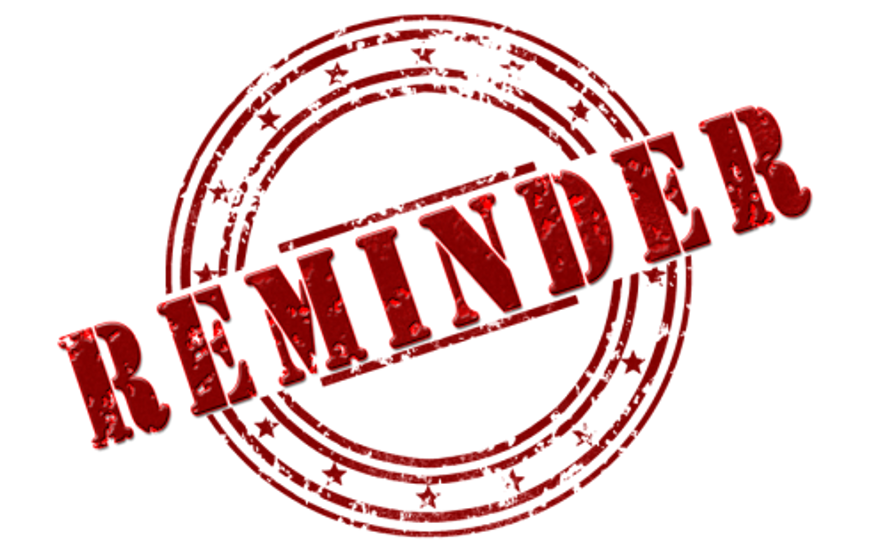 Reminder stamp