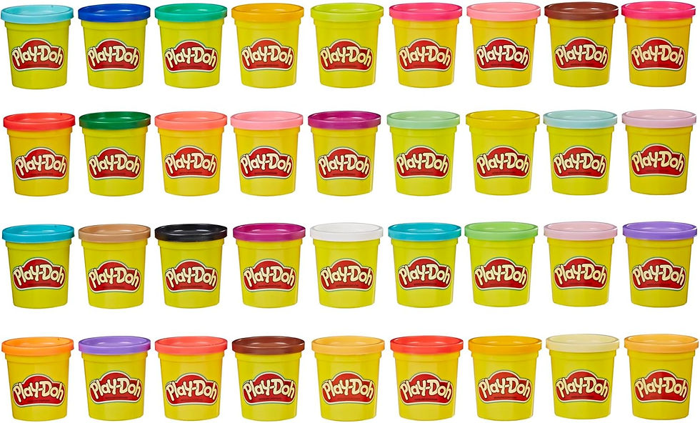 You will never run out of Play-Doh with this giant pack of play-doh!