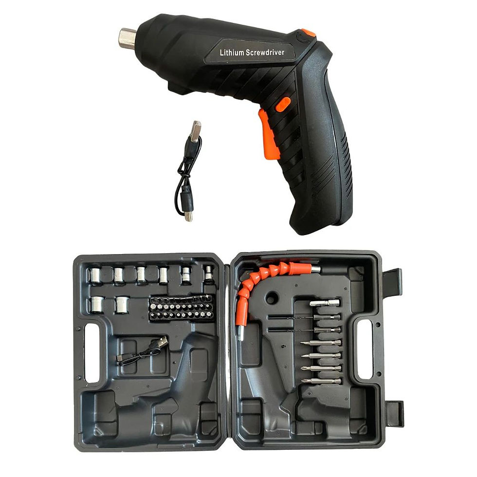 Surubelnita electrica 3.6V, 250rpm, cuplu 3.5Nm, acumulator 1800mAh, 47 accesori