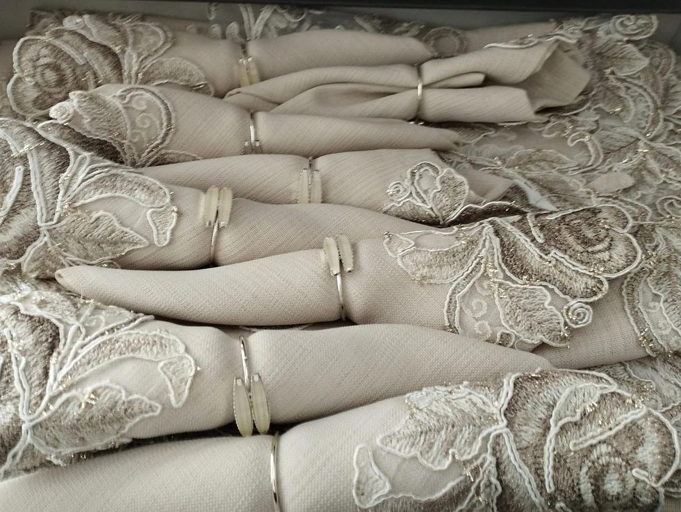 Miniatură: Set Față de masă, Pelin, Maro