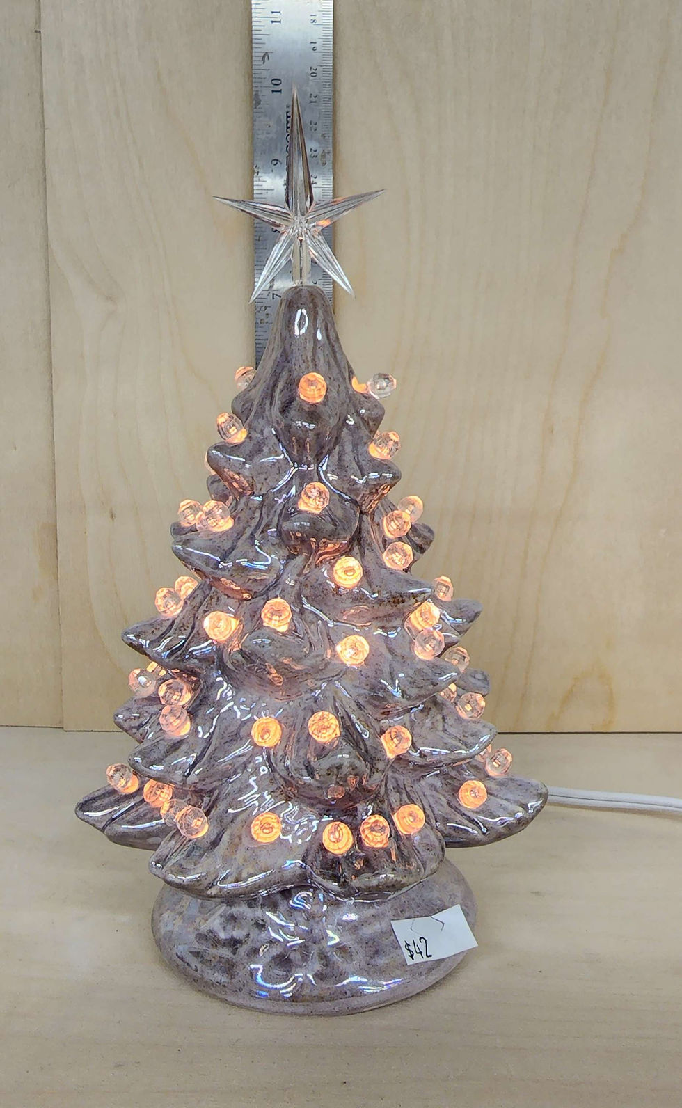9" Lighted Ceramic Christmas 🎄 Tree