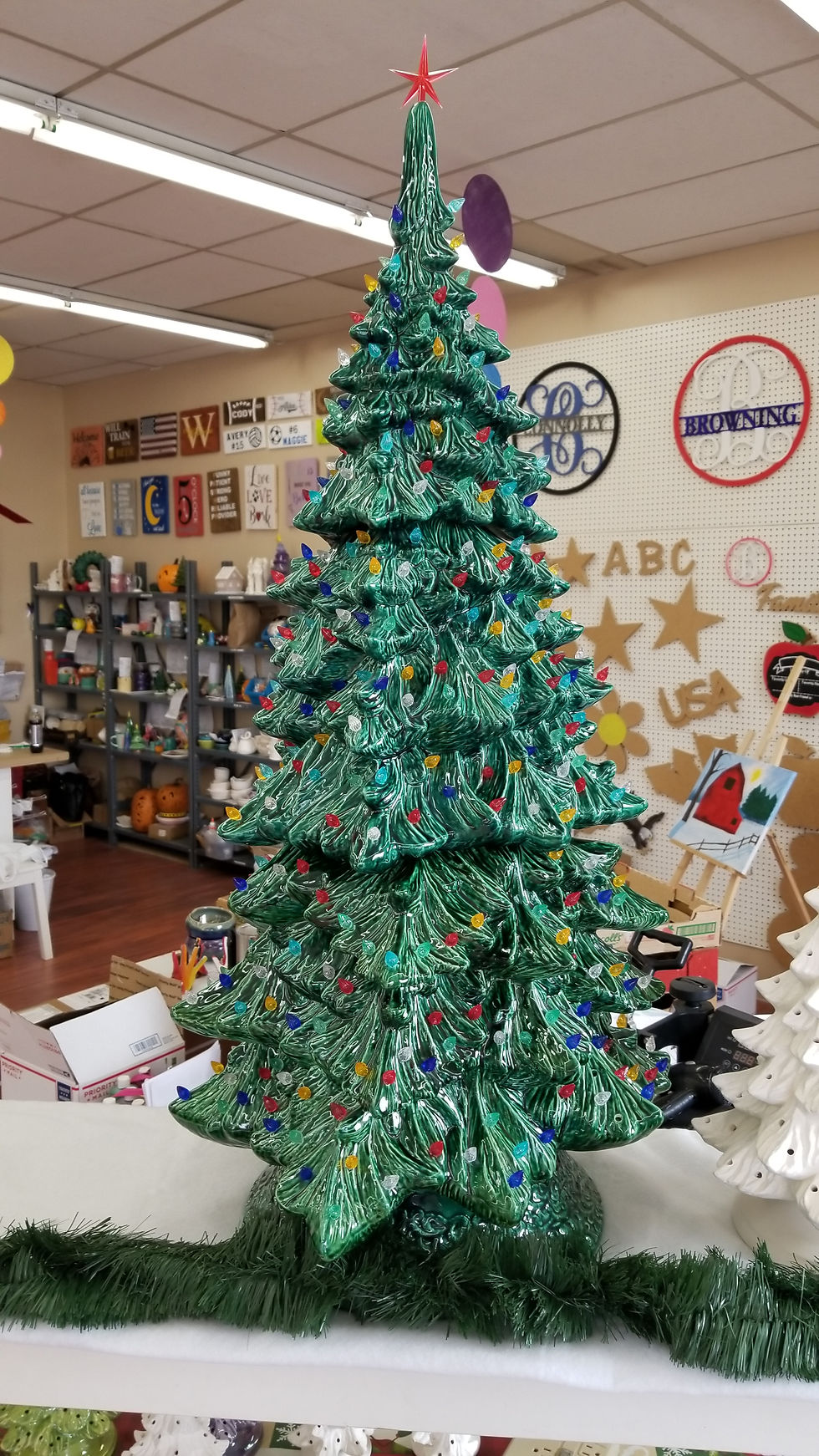 Deposit for 42"Lighted Ceramic Tree