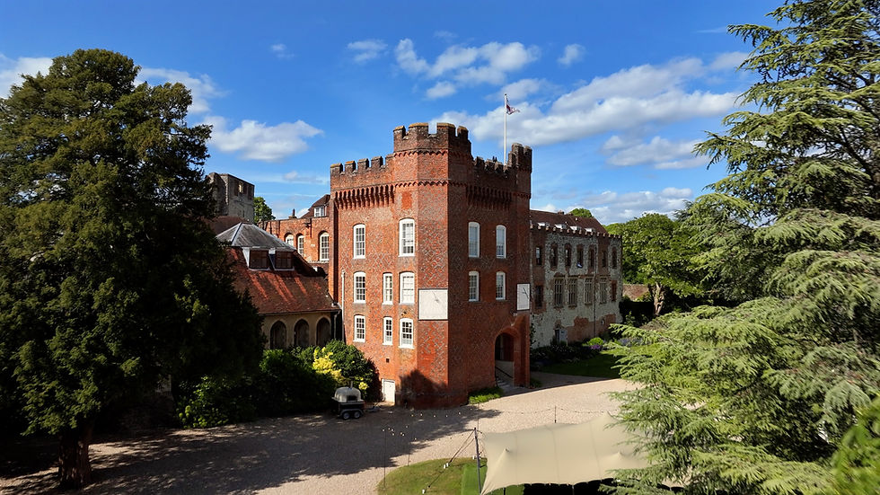 Country house wedding venue filmed by South East wedding videographers