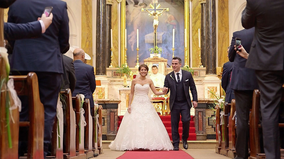 St Peters Italian Church Wedding Videographer