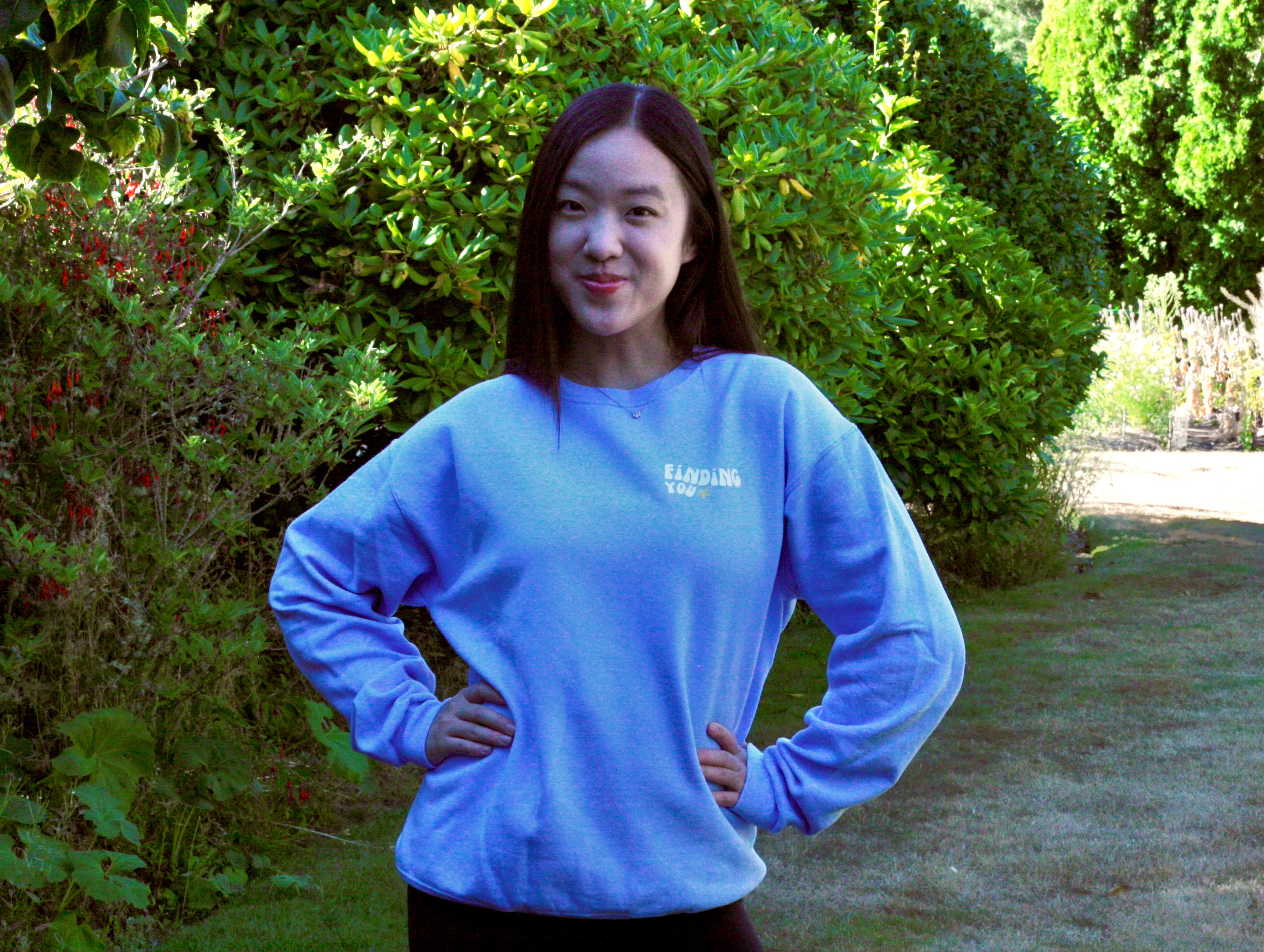 Blue Finding You Crewneck