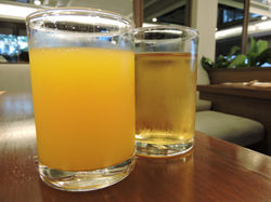 Hotel buffet breakfast