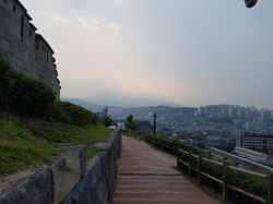 View on top of naksan park