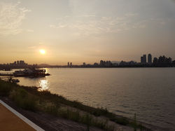 Sunset at Hangang river