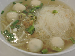 Vermicelli in light broth