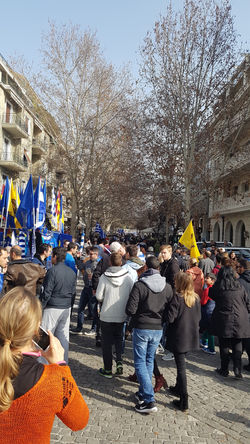 Day 2 - Protest about Macedonia