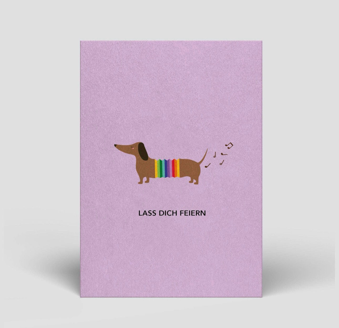 Postkarte Lass dich feiern